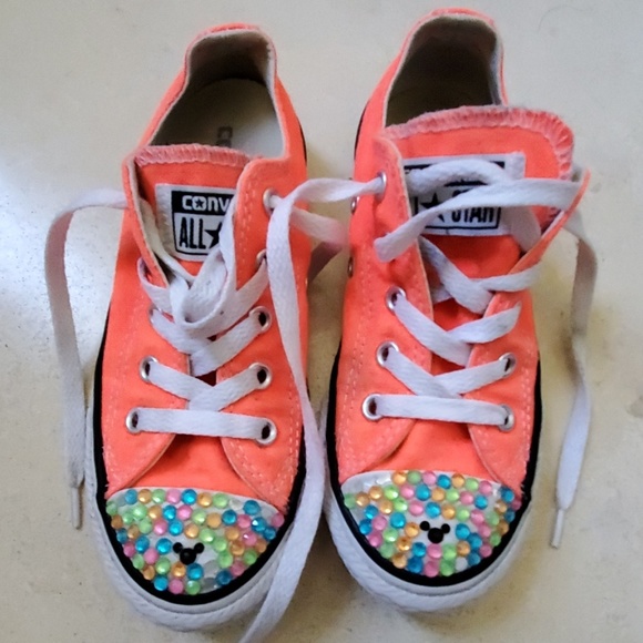 kids rhinestone sneakers